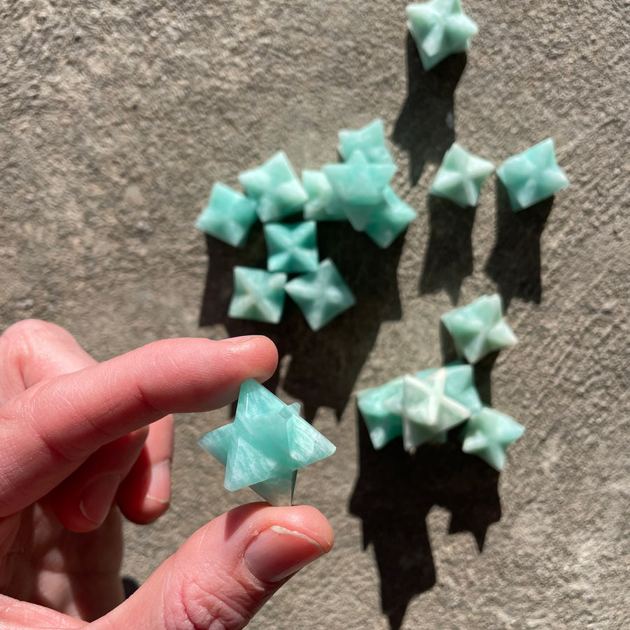 Amazonite Merkaba Crystal